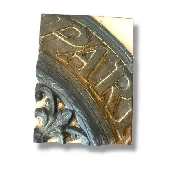 Sid Dickens Memory Block "Paris 1998" T-41 Tile 8”x 6” Retired Iron Collection - Picture 2 of 12